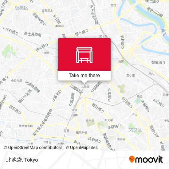 北池袋 map