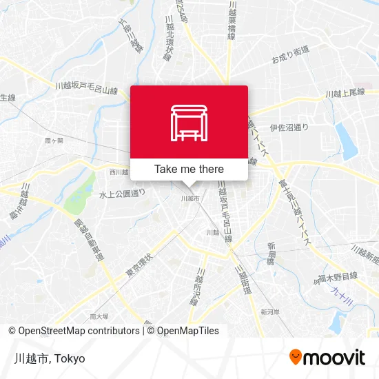 川越市 map