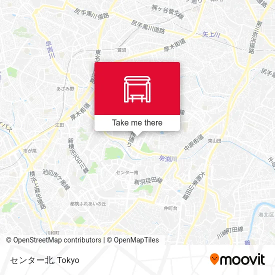 センター北 map