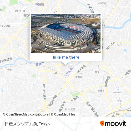 日産スタジアム前 map