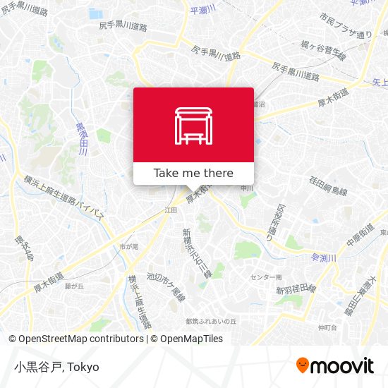 小黒谷戸 map