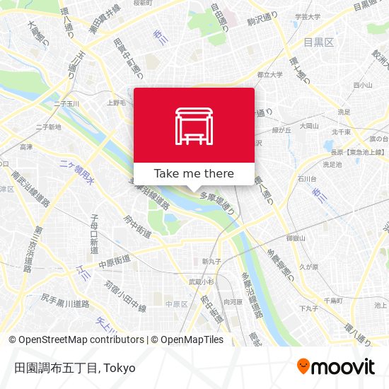 田園調布五丁目 map