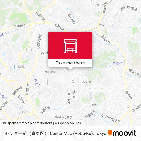 センター前（青葉区） Center Mae (Aoba-Ku) map