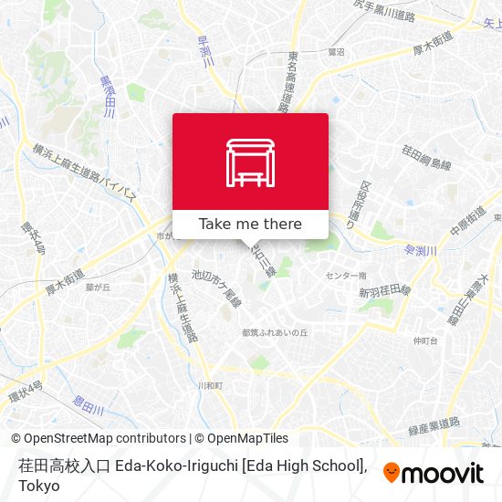 荏田高校入口 Eda-Koko-Iriguchi [Eda High School] map