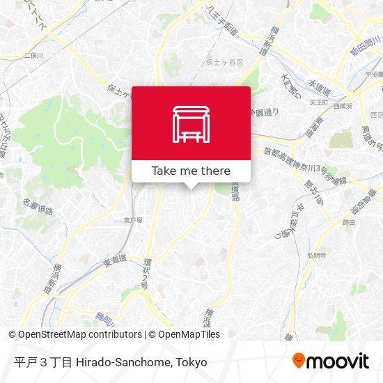 平戸３丁目 Hirado-Sanchome map