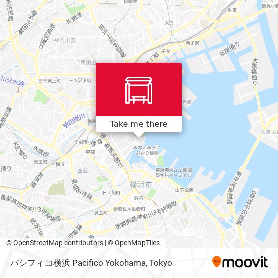 パシフィコ横浜 Pacifico Yokohama map