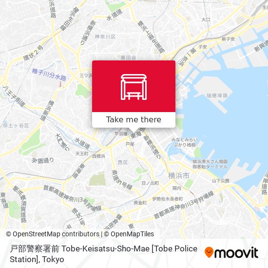 戸部警察署前 Tobe-Keisatsu-Sho-Mae [Tobe Police Station] map