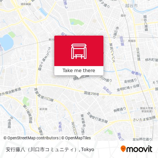 安行藤八（川口市コミュニティ） map