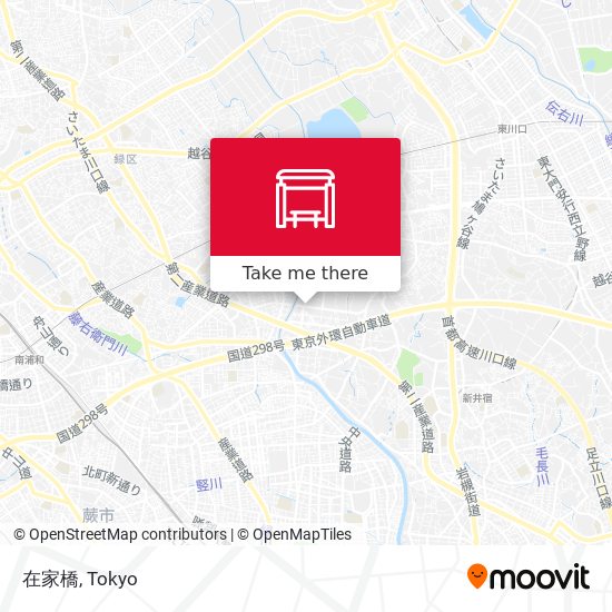 在家橋 map