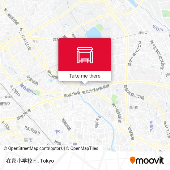 在家小学校南 map