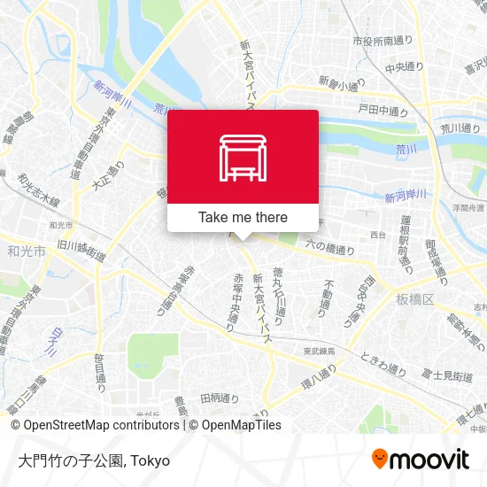 Daimon Takenoko Park map