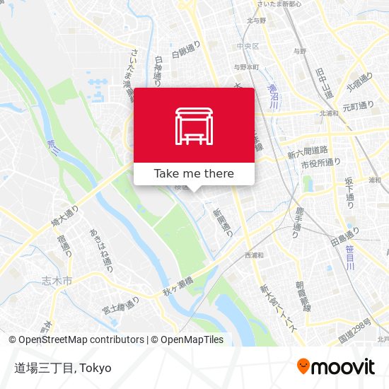 道場三丁目 map