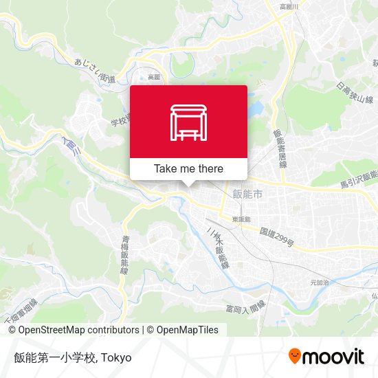 飯能第一小学校 map
