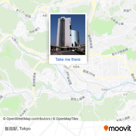 飯能駅 map