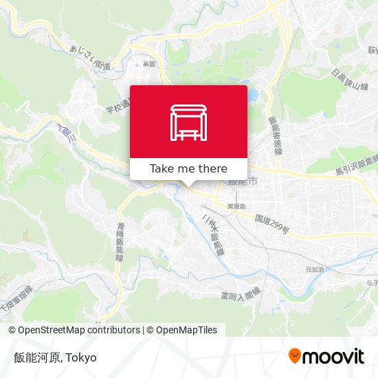 飯能河原 map
