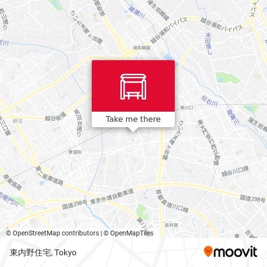 東内野住宅 map