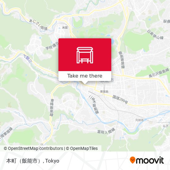 本町（飯能市） map