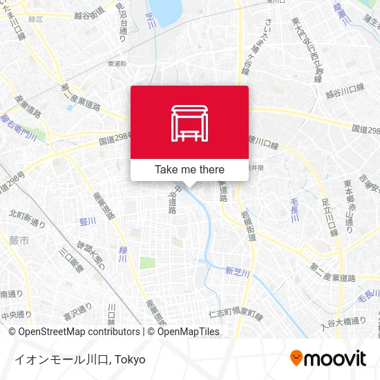 イオンモール川口 map