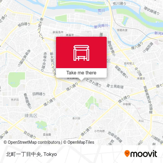 北町一丁目中央 map