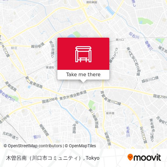 木曽呂南（川口市コミュニティ） map