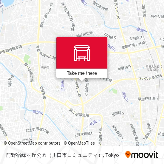 前野宿緑ヶ丘公園（川口市コミュニティ） map