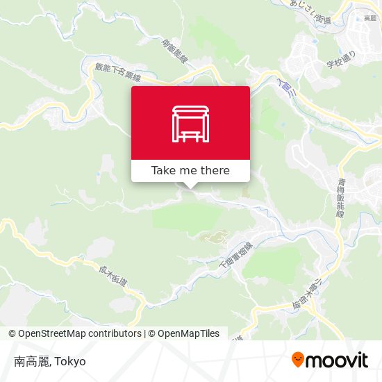 南高麗 map