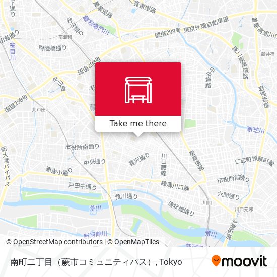 南町二丁目（蕨市コミュニティバス） map