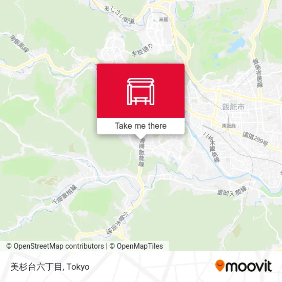 美杉台六丁目 map