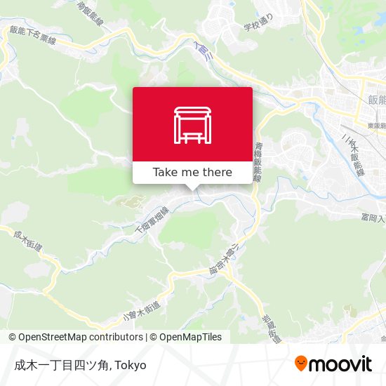 成木一丁目四ツ角 map