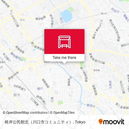 根岸公民館北（川口市コミュニティ） map