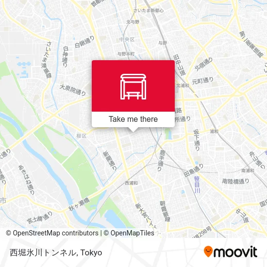 西堀氷川トンネル map
