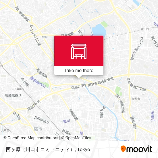 西ヶ原（川口市コミュニティ） map