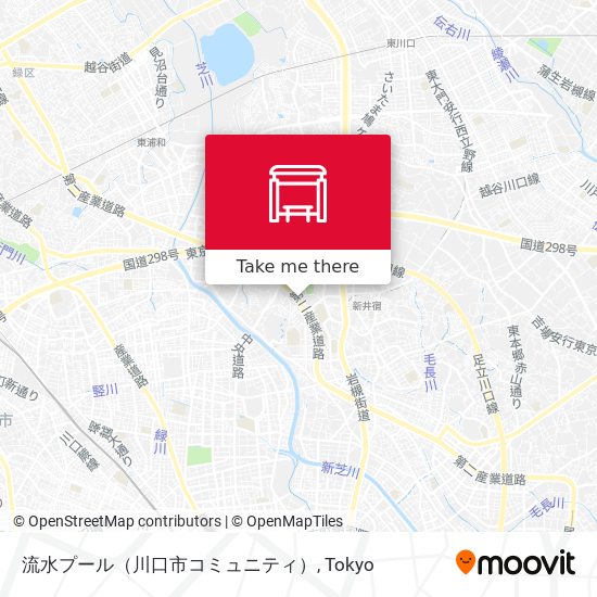流水プール（川口市コミュニティ） map