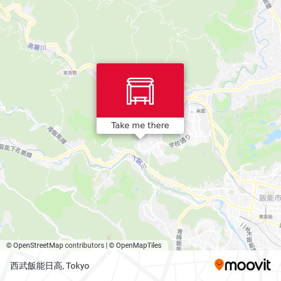 西武飯能日高 map