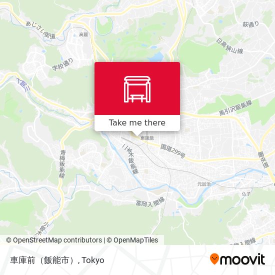 車庫前（飯能市） map