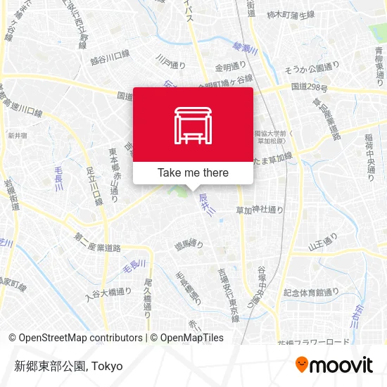 Shingo East Park map