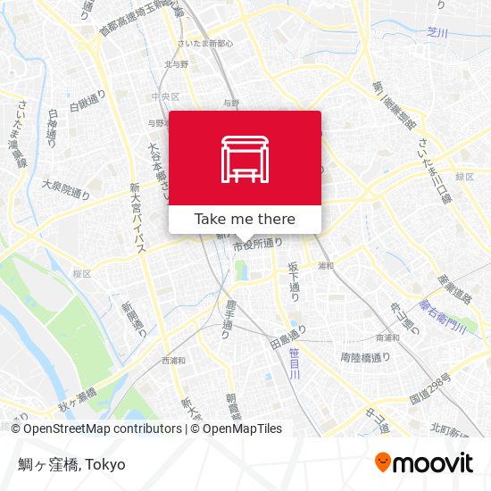 鯛ヶ窪橋 map