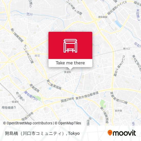 附島橋（川口市コミュニティ） map