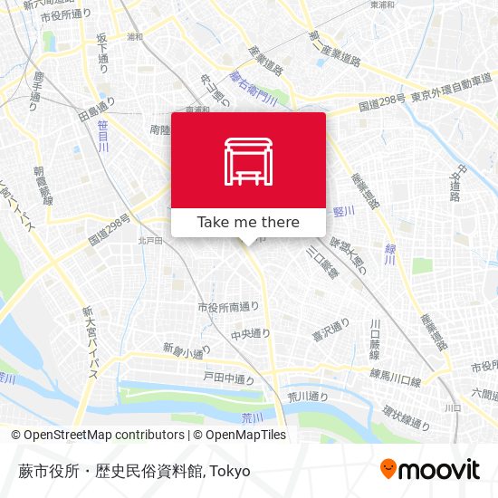 蕨市役所・歴史民俗資料館 map