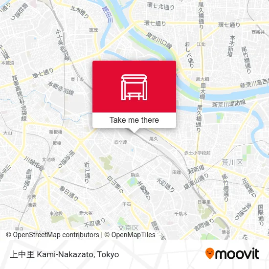 上中里 Kami-Nakazato map