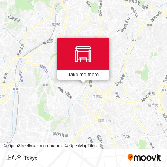 上永谷 map