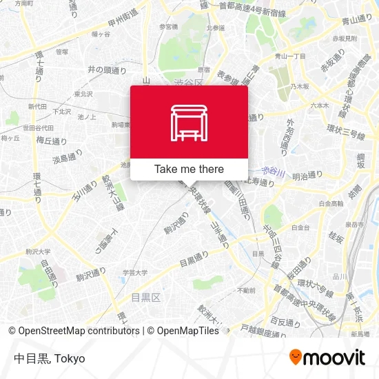 中目黒 map