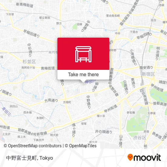 中野富士見町 map