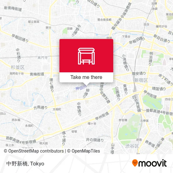 中野新橋 map