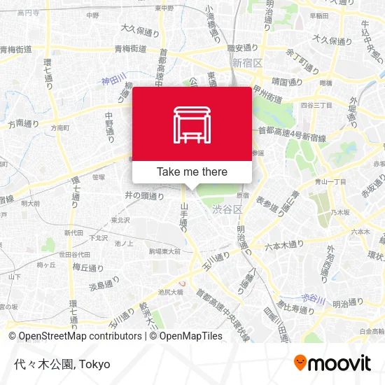 代々木公園 map