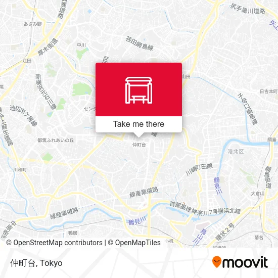 仲町台 map