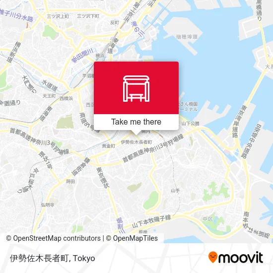 伊勢佐木長者町 map