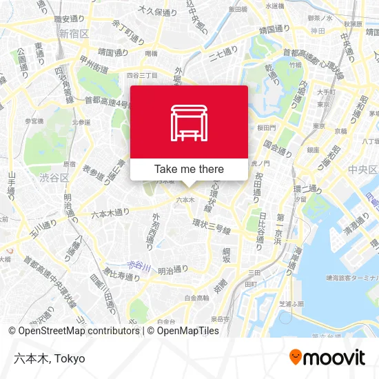 六本木 map
