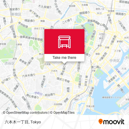 六本木一丁目 map