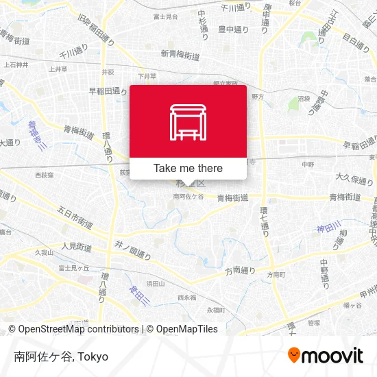 南阿佐ケ谷 map